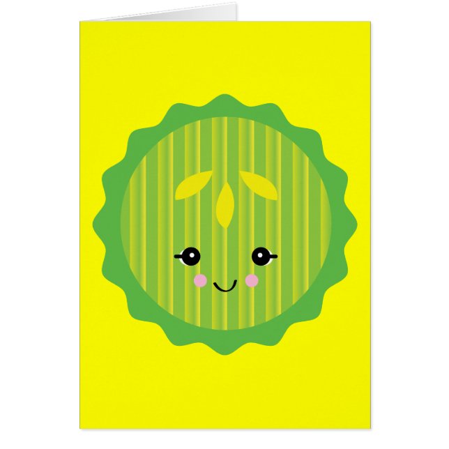 tranche de cornichon kawaii (Devant)