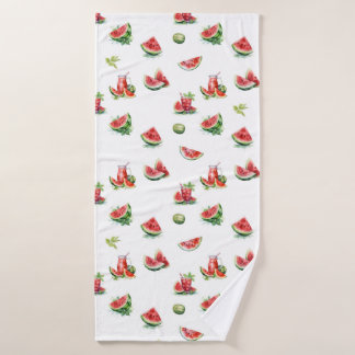 tranche de pastèque rouge, mûre, juteuse