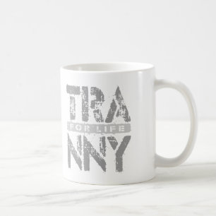 TRANNY For Life - Reliable Car Transmissions, Grey Coffee Mug