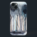 Tranquil Abstract Trees iPhone 13 Case<br><div class="desc">A stunning watercolor print featuring trees in an abstract style, brought to you by World Art Group. An impressionist design set in colourful hues that transforms this natural landscape into a vintage taste true work of art. A cool painting, perfect for your home or office that will inspire the greatness...</div>