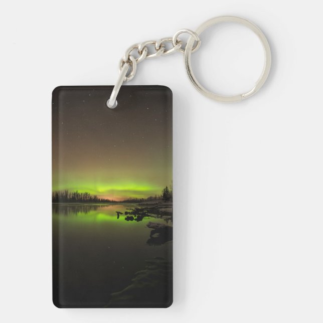 Tranquil Aurora Keychain (Back)