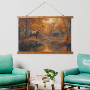Tranquil Autumn Deer Wall Art