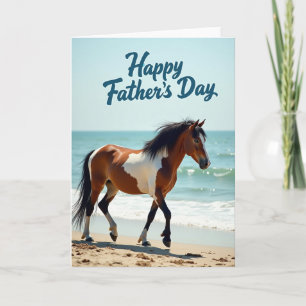 Tranquil Beach Fathers Day Card