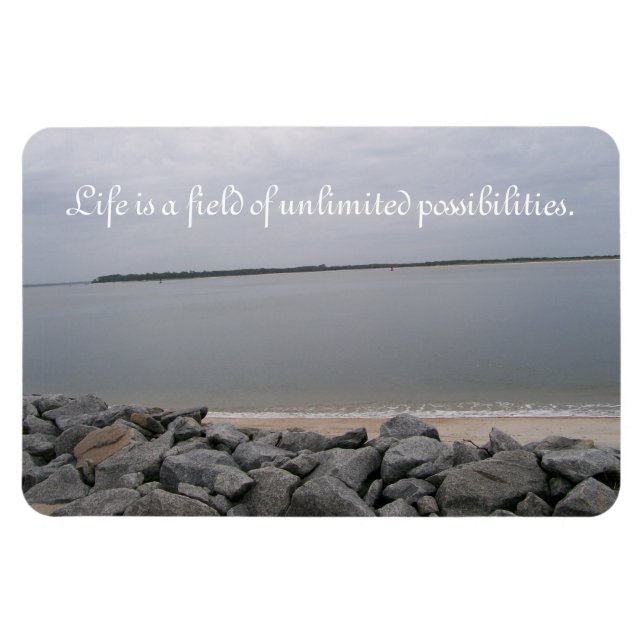 Tranquil Beach Magnet (Horizontal)