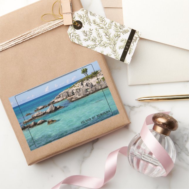Tranquil Bermuda Ocean  Sticker (Gifting)
