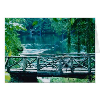 tranquil bridge card