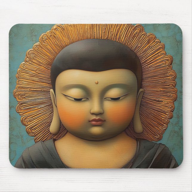 Tranquil Buddha  Mouse Pad (Front)