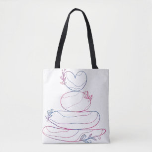 Tranquil Energy – Zen Colourful Tote Bag