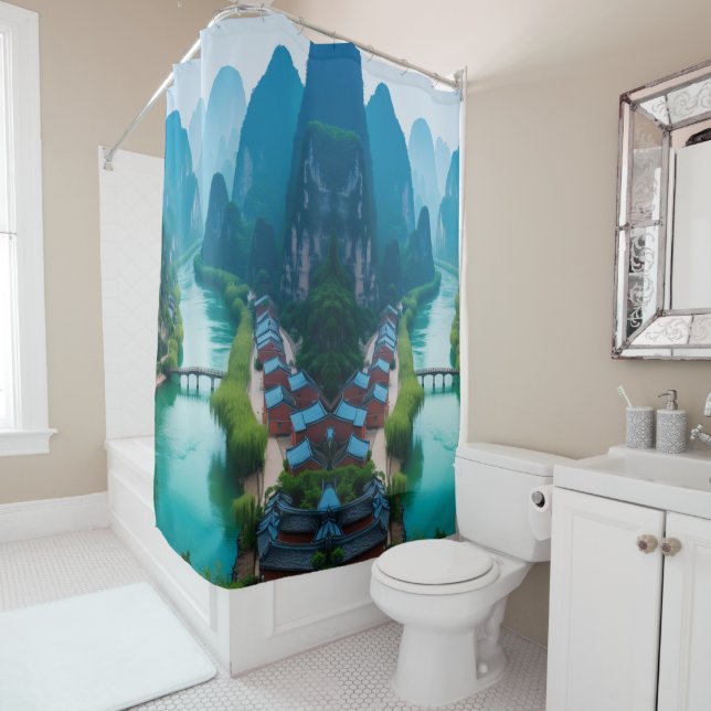 Tranquil Escape  – Karst River Serenity" (In Situ)