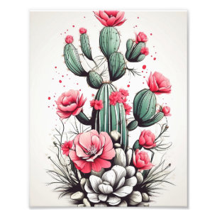 Tranquil Escape to a Pastel Planet Photo Print