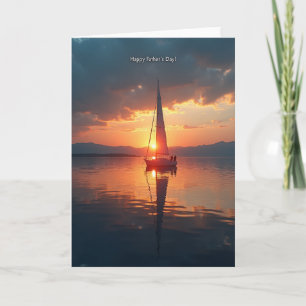 Tranquil Fathers Day Seascape Card