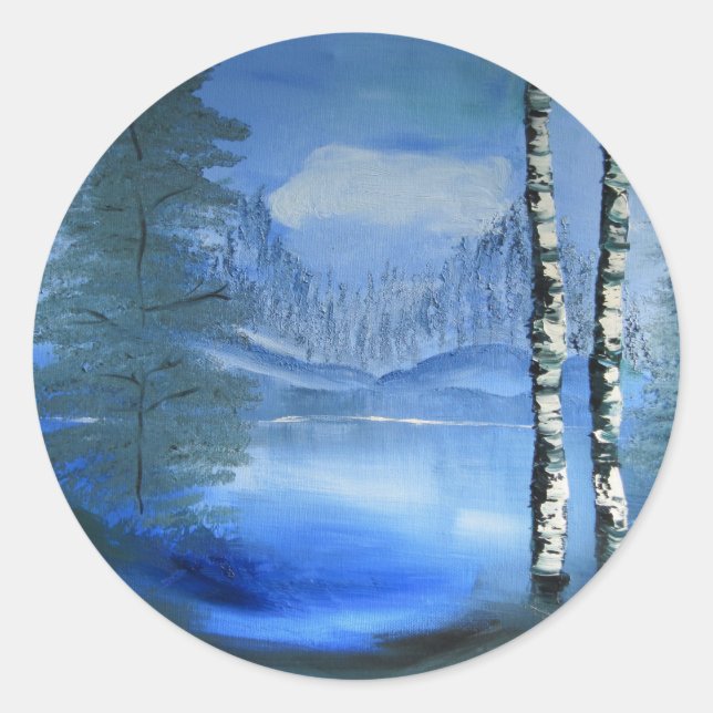 Tranquil Lake Stickers (Front)