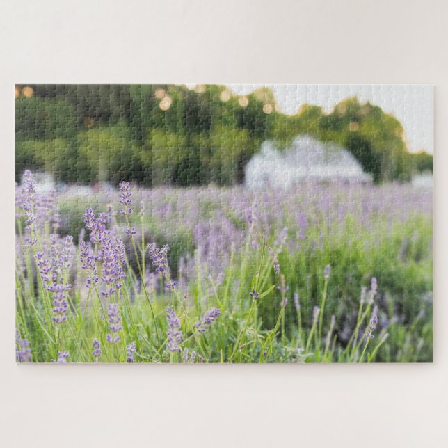 Tranquil Lavender Field Jigsaw Puzzle (Horizontal)