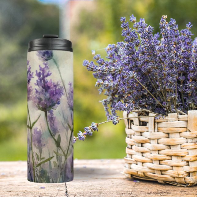  Tranquil Lavender Fields Thermal Tumbler (Tranquill Lavender Fields Tumbler

This tumbler stands as a testament to both utility and beauty)