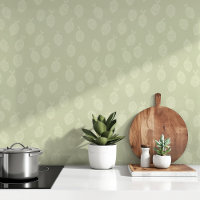 Tranquil Lemons: Soft Sage & Cream Minimalist