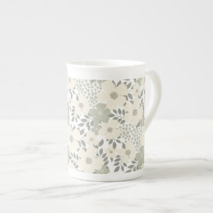 Tranquil meadow bone china mug