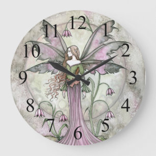 Tranquil Moon Fairy Fantasy Wall Clock