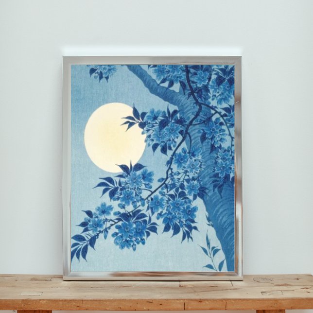 Tranquil Moonlit Cherry Blossoms Photo Print (Creator Uploaded)