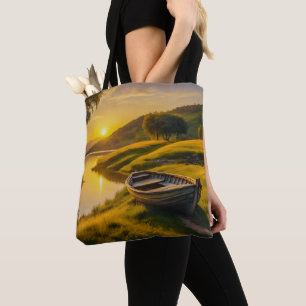Tranquil Morning Sunrise  Tote Bag