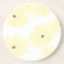 Tranquil Morning Yellow Flowers 