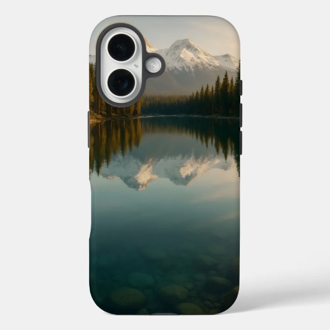 Tranquil mountain lake Case-Mate iPhone case (Back)