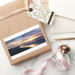 Tranquil Ocean Sunrise Sticker