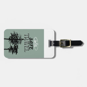 Tranquil Pines Travel Luggage Tag
