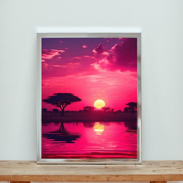 Tranquil Pink Sunset Photo Print (Creator Uploaded)