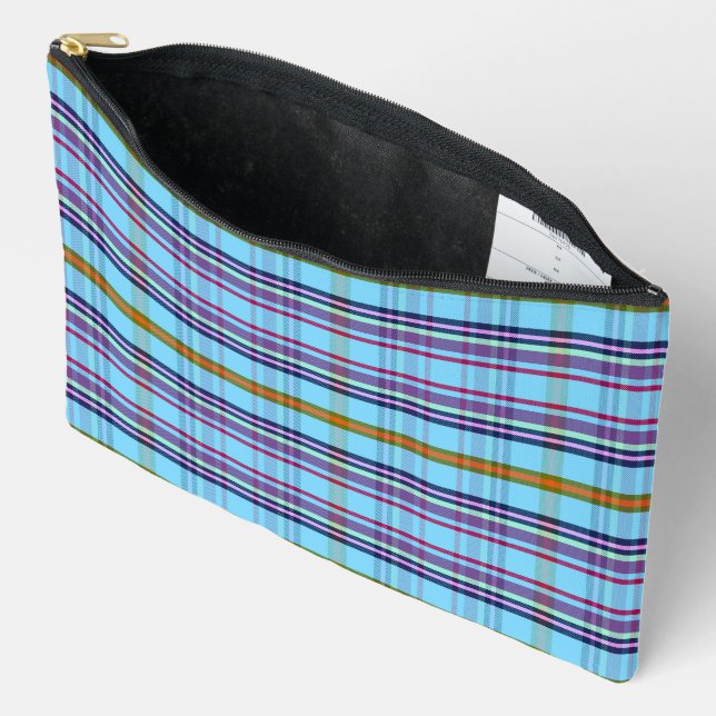 Tranquil Plaid TF Accessory Pouch (Open)