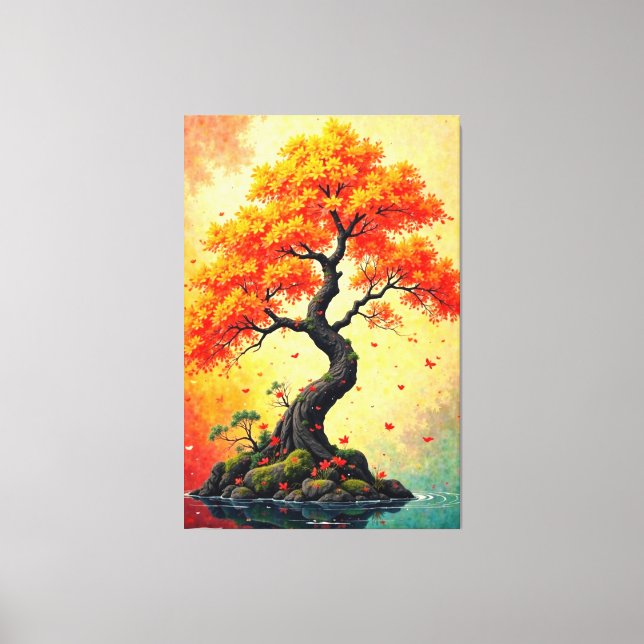 Tranquil Reflection Canvas Print (Front)