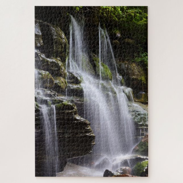 Tranquil Refreshing Waterfall - 20x30 inch Jigsaw Puzzle (Vertical)