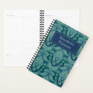Tranquil Safari Tapestry Pattern - The White Lotus Planner