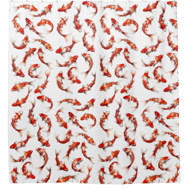 Tranquil scene of koi with watercolor technique (Front)