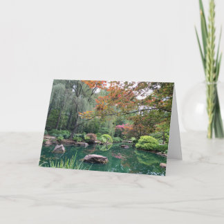 Tranquil scenery card