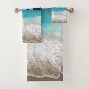 Tranquil Sea Beach Themed Bath Towel Set