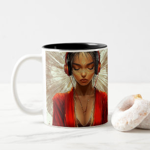 Tranquil Soul Two-Tone Coffee Mug