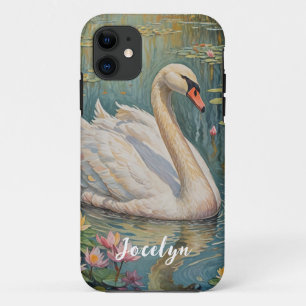 Tranquil Swan Serenade iPhone 11 Case
