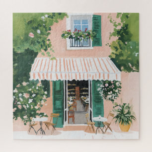 Tranquil Terrace in Rome Jigsaw Puzzle