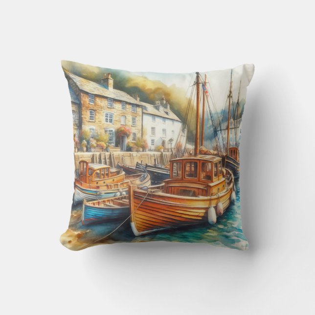 Tranquil Throw Pillow (Front)