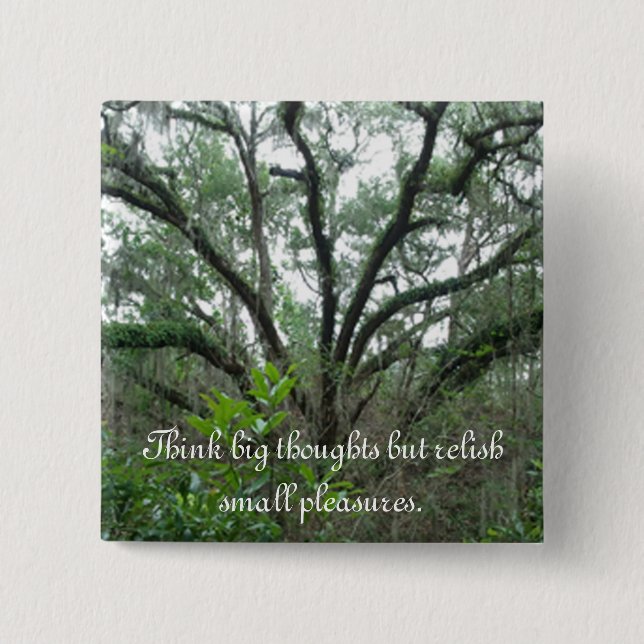 Tranquil Tree Button (Front)