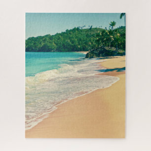 Tranquil Tropical Island Beach Jigsaw Puzzle