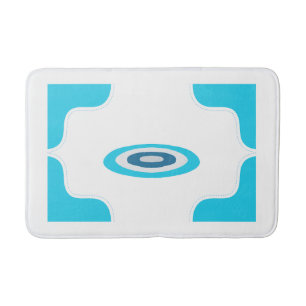 Tranquil Water Border Bath Mat