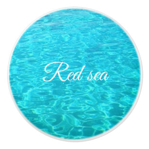 Tranquil water of Red sea Ceramic Knob