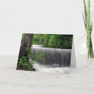 Tranquil Waterfall Card