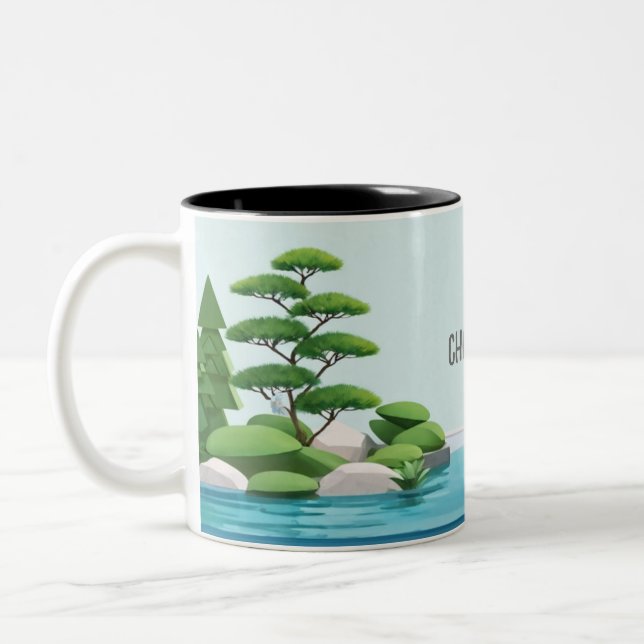 Tranquil Zen Garden Mug (Left)