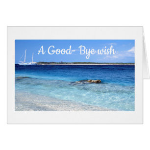 Tranquility ocean greeting card