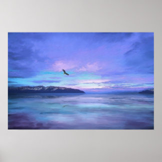 Tranquillity At Dawn Poster