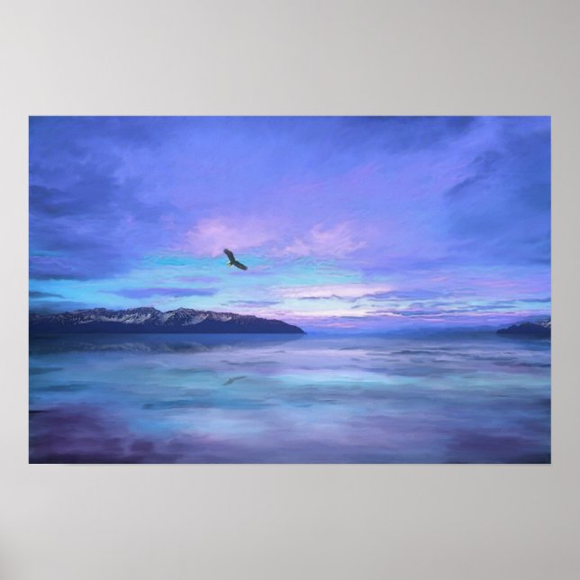 Tranquillity At Dawn Poster (Front)