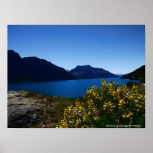 Tranquillity Blues South Island, New Zealand Poste Poster