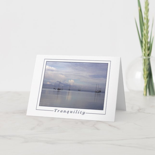 Tranquillity - Boqueron Bay, Puerto Rico Card (Front)